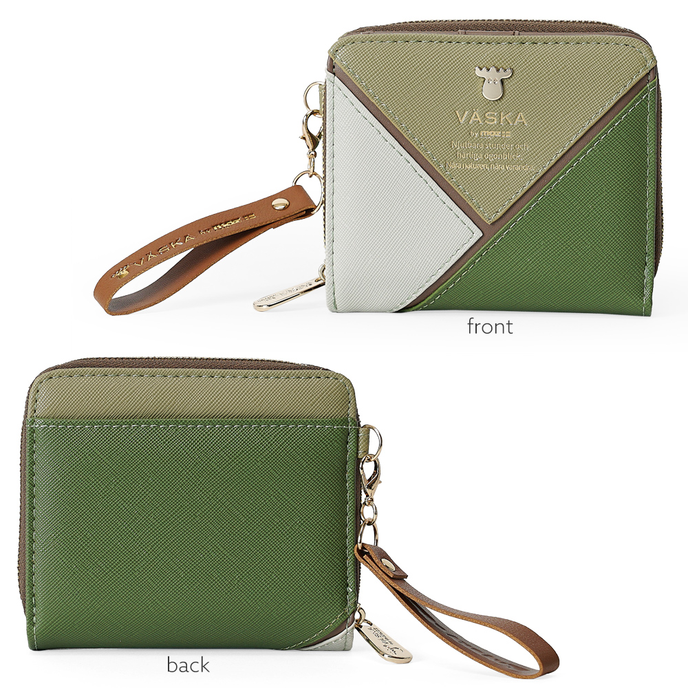 VASKAbymoz ヴェスカ べスカ ヘラジカ エルク トナカイ 北欧デザイン お財布 二つ折り財布 ２つ折り財布 2つおり財布 財布 スタイリッシュ おしゃれ