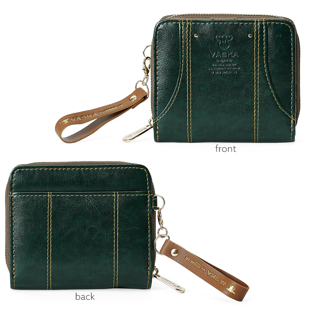 VASKAbymoz ヴェスカ べスカ ヘラジカ エルク トナカイ 北欧デザイン お財布 二つ折り財布 ２つ折り財布 2つおり財布 財布 スタイリッシュ おしゃれ